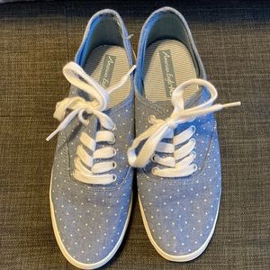 American eagle polka dot sneakers
